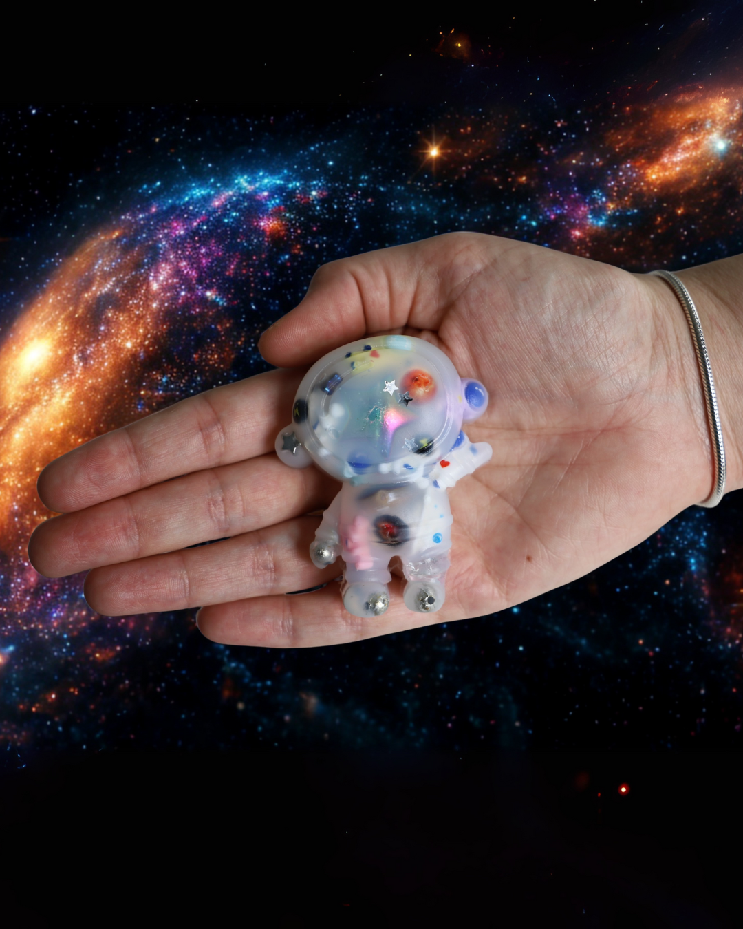 Galactic Glow Trio β Limited Edition Calming Sensory Squisharoos (Glow-in-the-Dark Beads) π