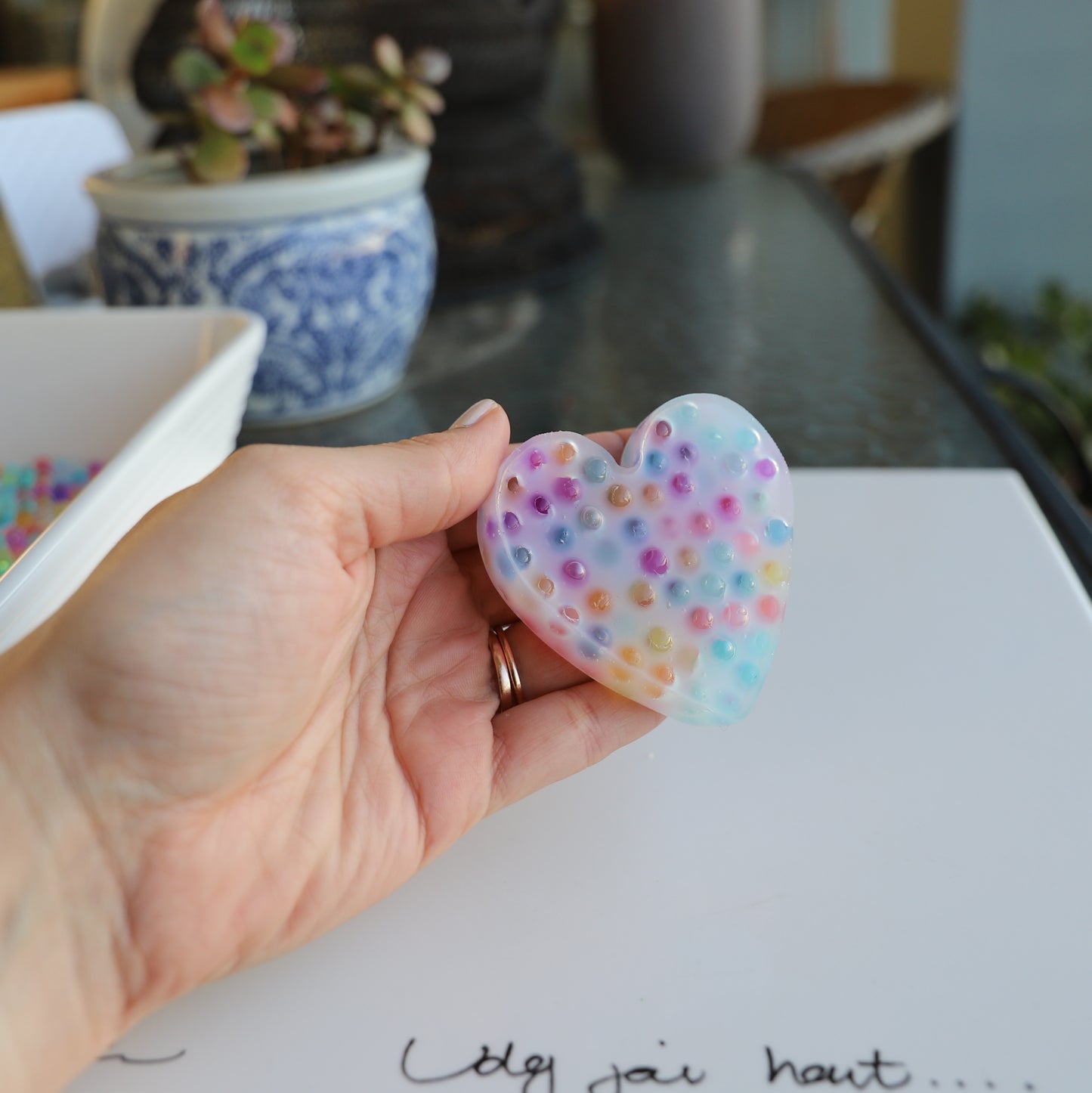 Re-usable Jelly Bead Squishies (3-Pack) β Heart + Medium Paw + Large Paw | by Squisharoo