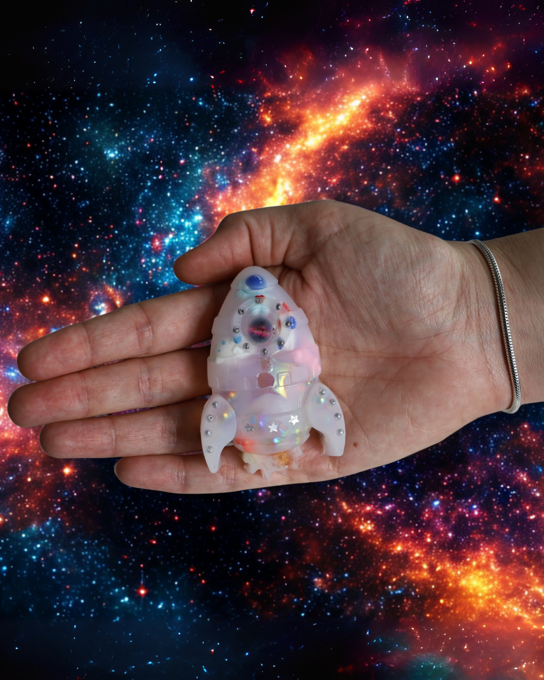 Galactic Glow Trio β Limited Edition Calming Sensory Squisharoos (Glow-in-the-Dark Beads) π