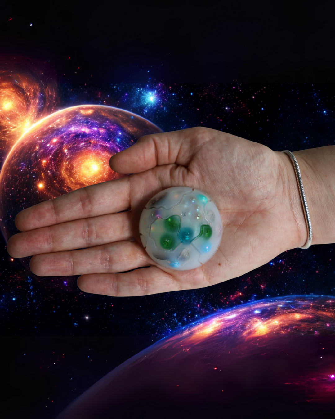 Galactic Glow Trio β Limited Edition Calming Sensory Squisharoos (Glow-in-the-Dark Beads) π