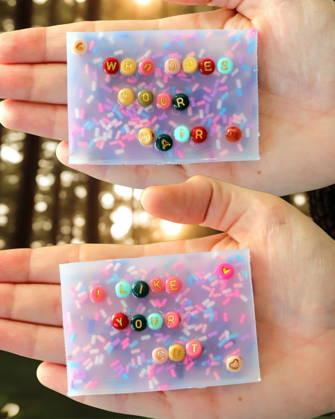 Bedazzled Trich Chic Squishies by Squisharoo for Hair Pulling Relief - Set of 2 💅