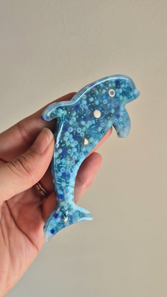 Zen Flow Dolphin Squishy – Aqua-Themed Sensory Fidget Toy for Soothing Play