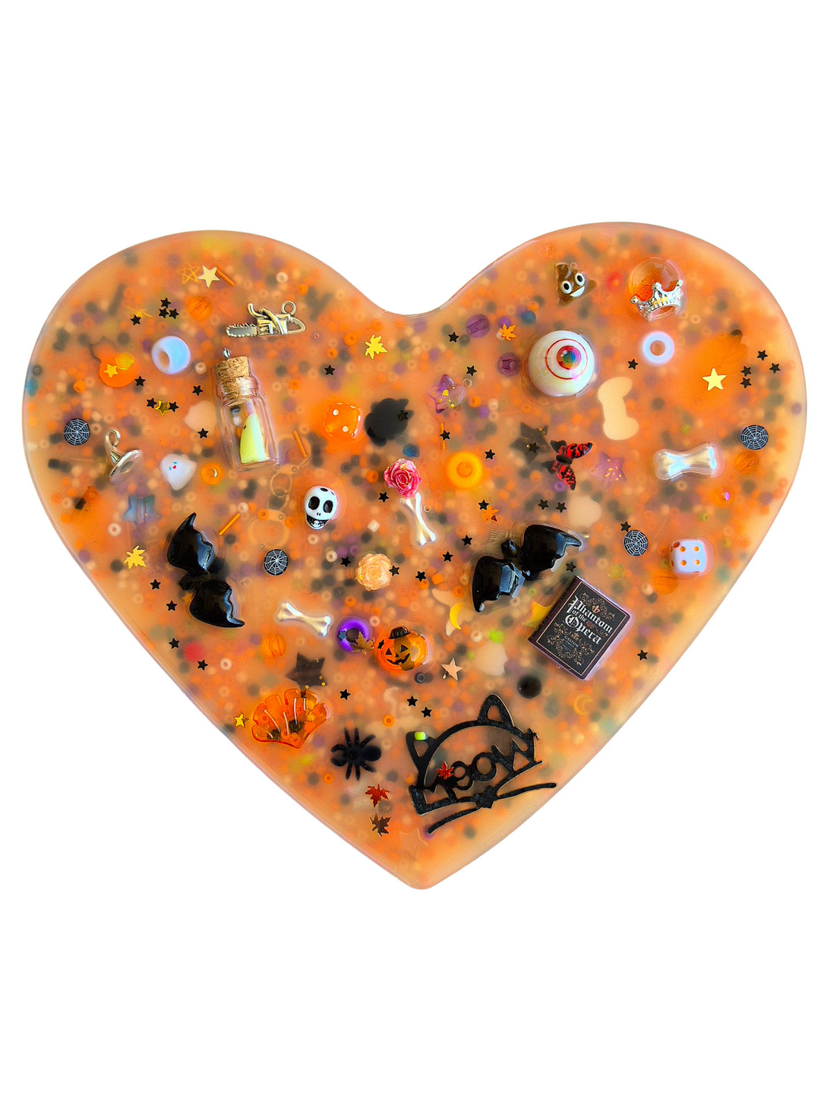 Limited Edition Giant Halloween Treasure Hunt Heart 🎃🖤 | Sensory Pick Pad for Skin Picking & Fidget Relief