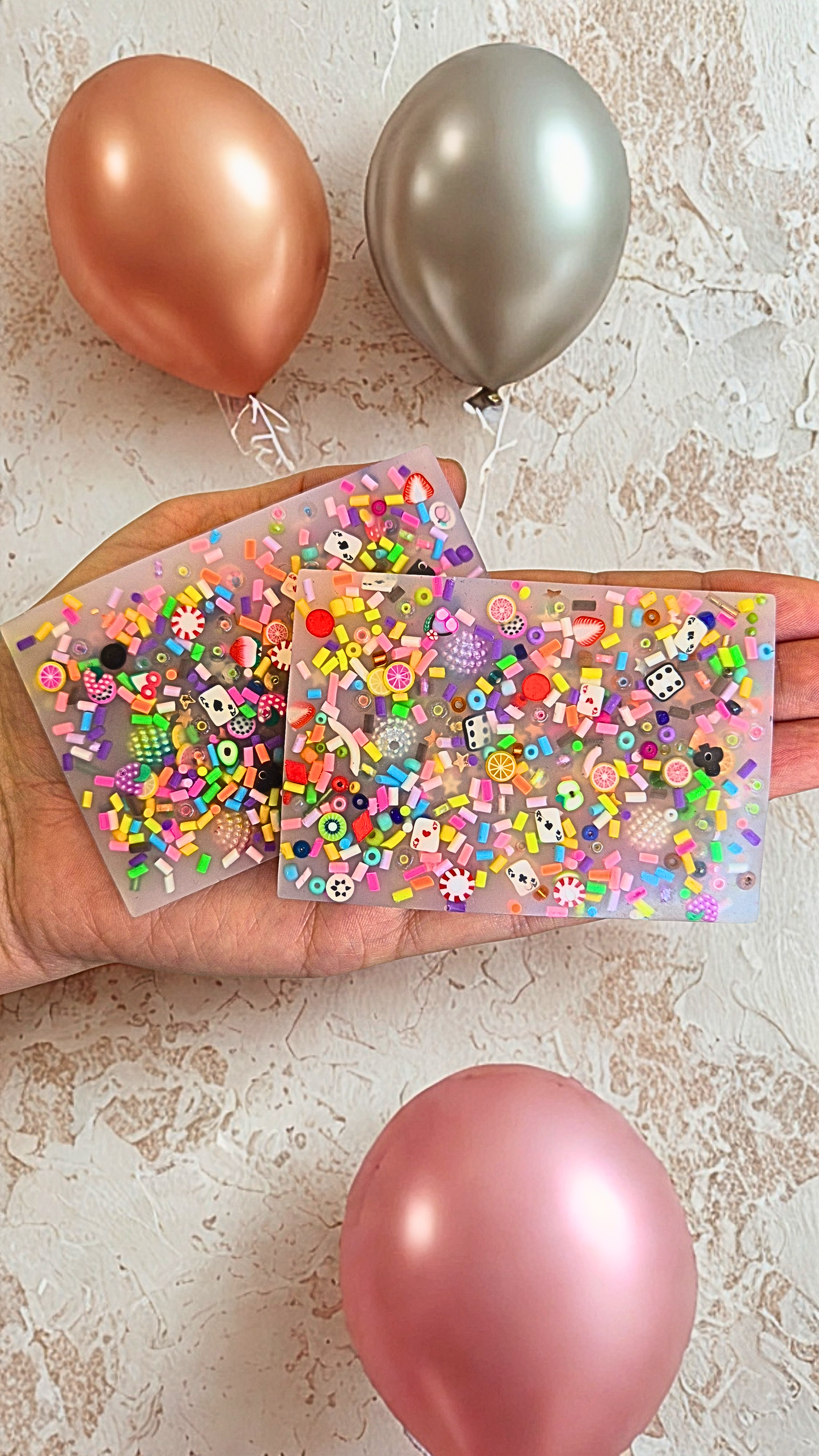 Picky Party Squisharoos -  Sensory Cards to Soothe Anxious Hands - Set of 2