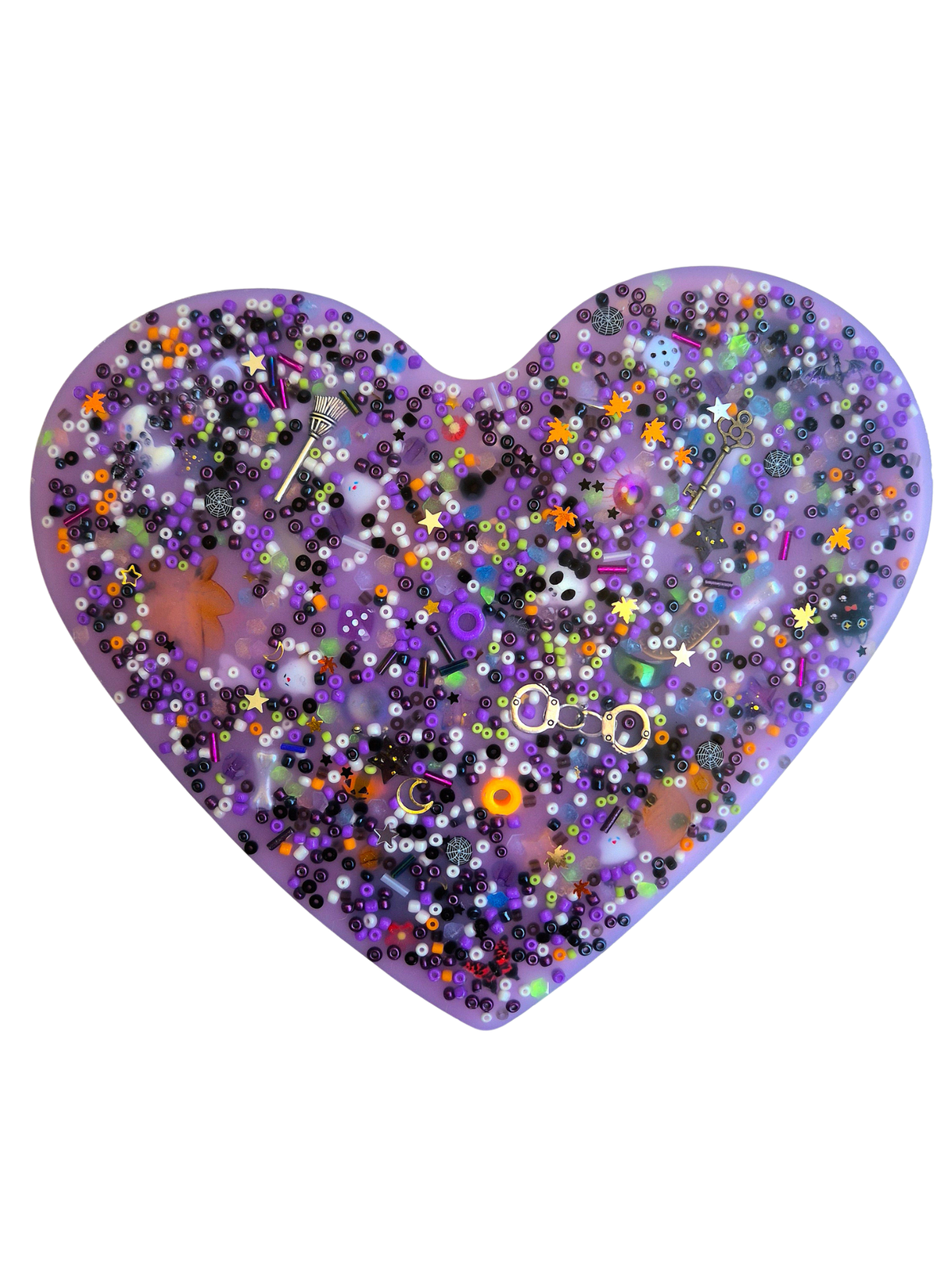 Limited Edition Giant Halloween Treasure Hunt Heart 🎃🖤 | Sensory Pick Pad for Skin Picking & Fidget Relief