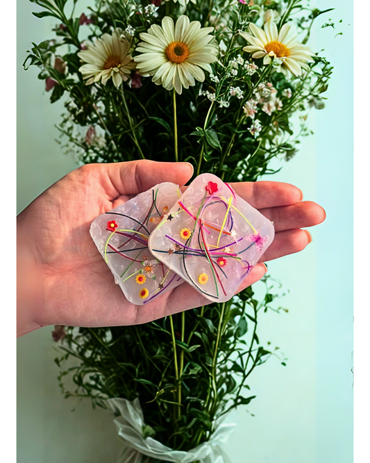 Recycled Petal & Thread Squisharoos – Set of 2 (Trichotillomania & Anxiety Relief)